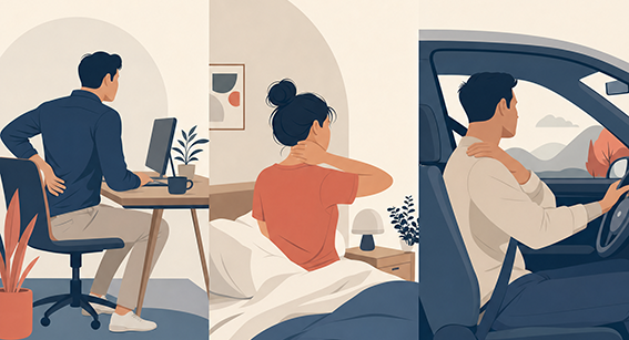 Back, Neck & Shoulder Pain: You Don't Need a Desk Job for This to Help back,neck & shoulder